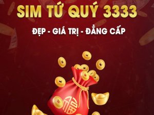 Sim đuôi 3333 là một trong những sản phẩm sim nổi bật của dòng sim tứ quý. Nó không chỉ đẹp về cấu trúc mà còn mang lại ý nghĩa tuyệt vời