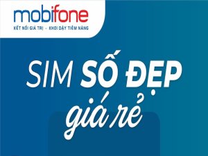 Sim số đẹp giá rẻ Mobi là dòng sim được nhiều người mua quan tâm nhiều. Bởi nó không chỉ có giá cả phù hợp mà còn đem đến nhiều ý nghĩa.