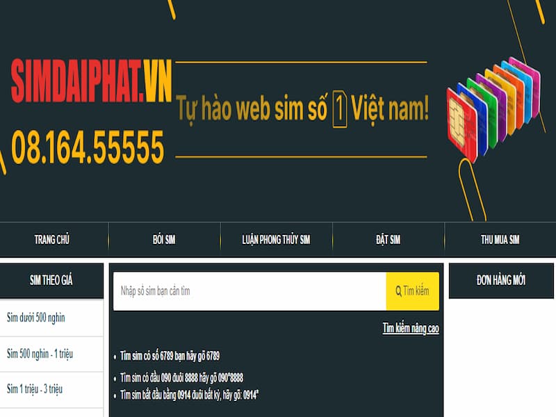 Mua sim 6789 ở Web Sim Đại Gia