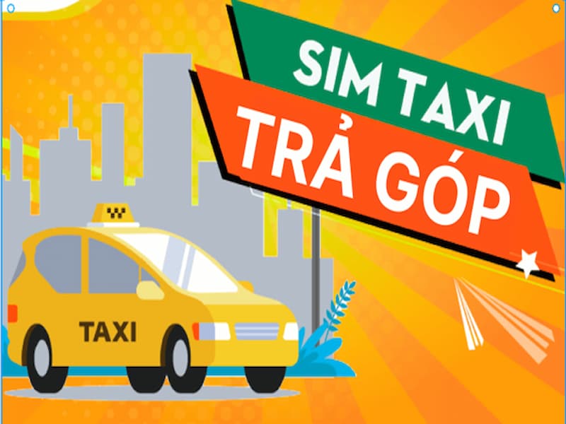 Sim taxi trả góp