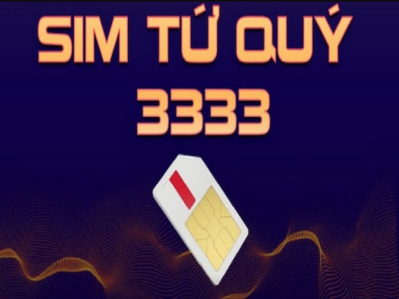 Sim tứ quý 3 là dòng sim có cấu trúc gồm 4 số 3 liên tiếp cạnh nhau