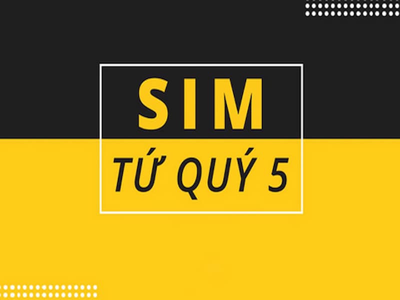 Chọn sim đuôi 5555 dựa vào thế số đẹp