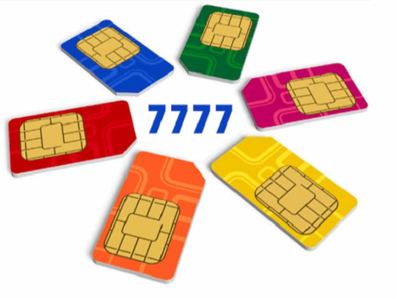  Sim đuôi 7777 là dòng sim được tạo thành từ 4 con số 7 ở đuôi