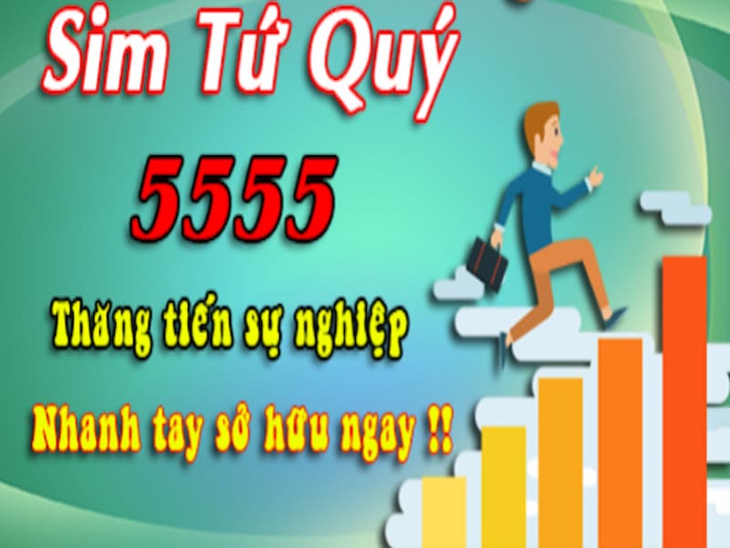 Sim 5555 mang đến những điều vô cùng tuyệt vời cho chủ nhân của nó